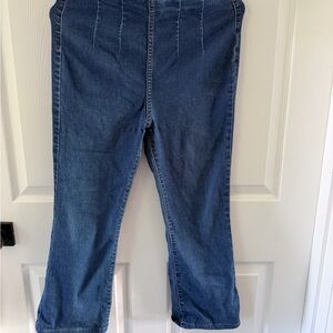 Free People Indigo Wide Leg Jeans